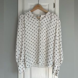 Ann Taylor || Printed Blouse